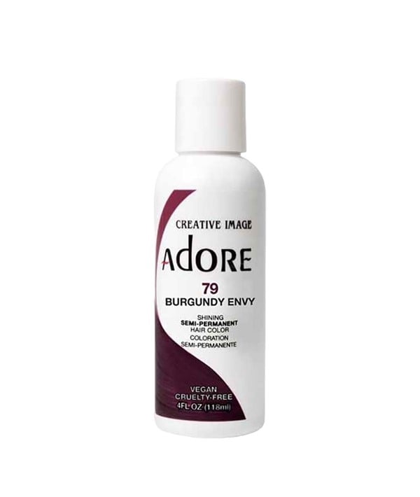 ADORE SHINING SEMI PERMANENT HAIR COLOR BURGUNDY ENVY 