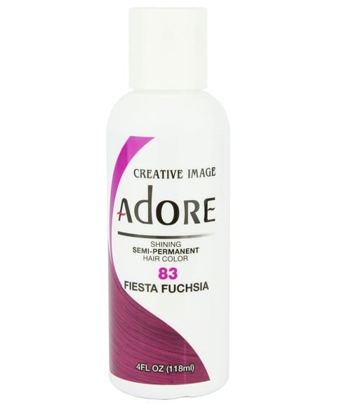 ADORE SHINING SEMI PERMANENT HAIR COLOR FIESTA FUCHSIA 