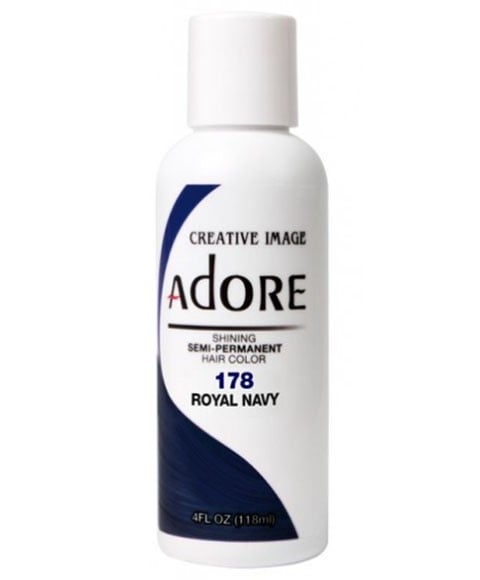 ADORE SHINING SEMI PERMANENT HAIR COLOR ROYAL NAVY 