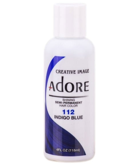 ADORE SHINING SEMI PERMANENT HAIR COLOR INDIGO BLUE 