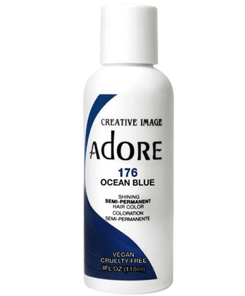 ADORE SHINING SEMI PERMANENT HAIR COLOR OCEAN BLUE 
