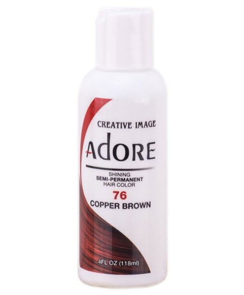ADORE SHINING SEMI PERMANENT HAIR COLOR COPPER BROWN 