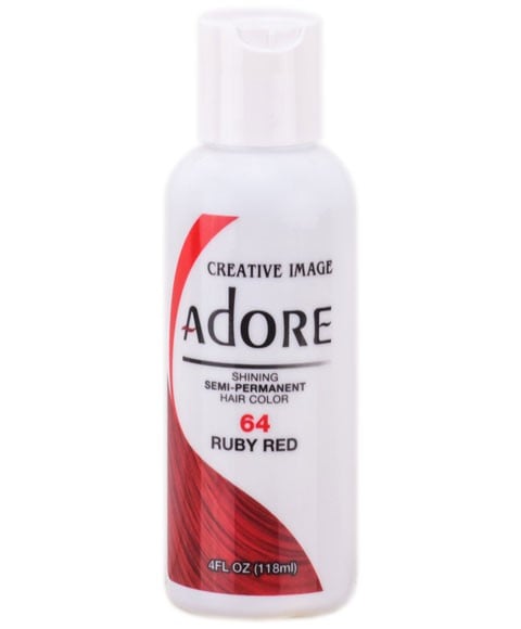 ADORE SHINING SEMI PERMANENT HAIR COLOR RUBY RED 
