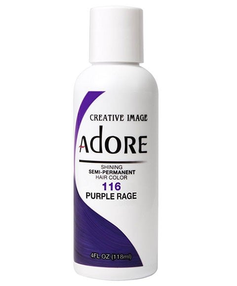 ADORE SHINING SEMI PERMANENT HAIR COLOR PURPLE RAGE 