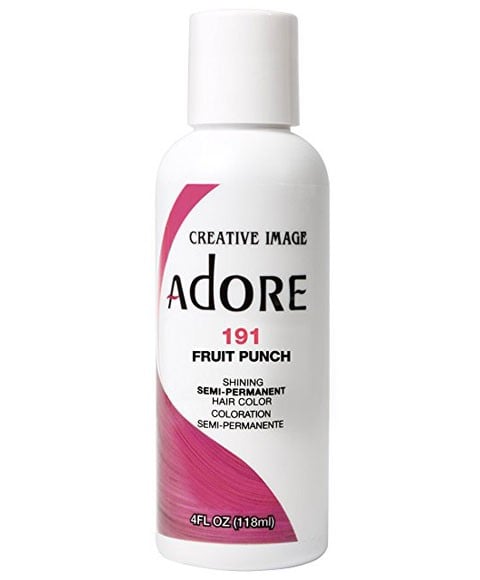ADORE SHINING SEMI PERMANENT HAIR COLOR FRUIT PUNCH 