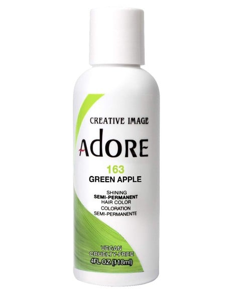 ADORE SHINING SEMI PERMANENT HAIR COLOR GREEN APPLE 