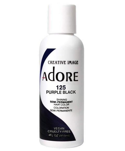 ADORE SHINING SEMI PERMANENT HAIR COLOR PURPLE BLACK 