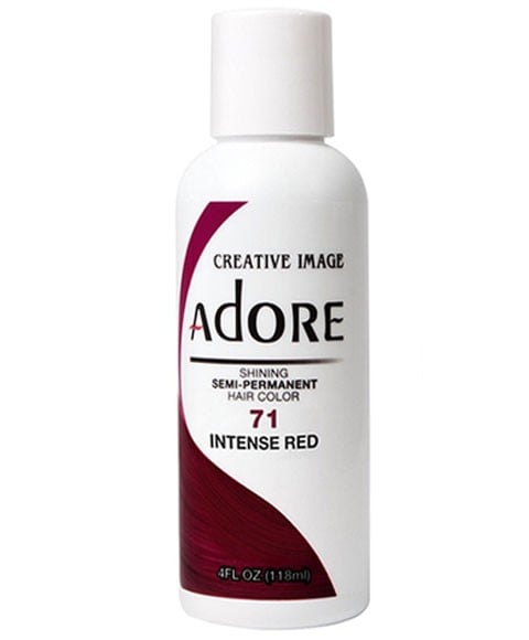 ADORE SHINING SEMI PERMANENT HAIR COLOR INTENSE RED 