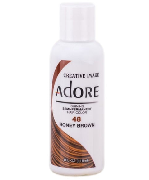 ADORE SHINING SEMI PERMANENT HAIR COLOR HONEY BROWN 