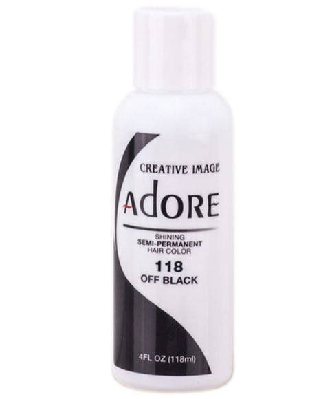 ADORE SHINING SEMI PERMANENT HAIR COLOR OFF BLACK 