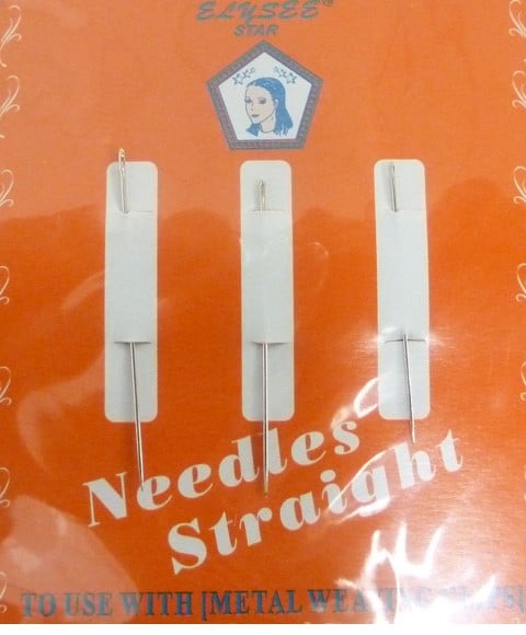 ELYSEE STAR STRAIGHT WEAVING NEEDLE 3PCS 