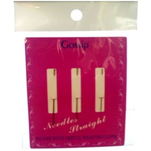 GOSSIP STRAIGHT WEAVING NEEDLE 3PCS 