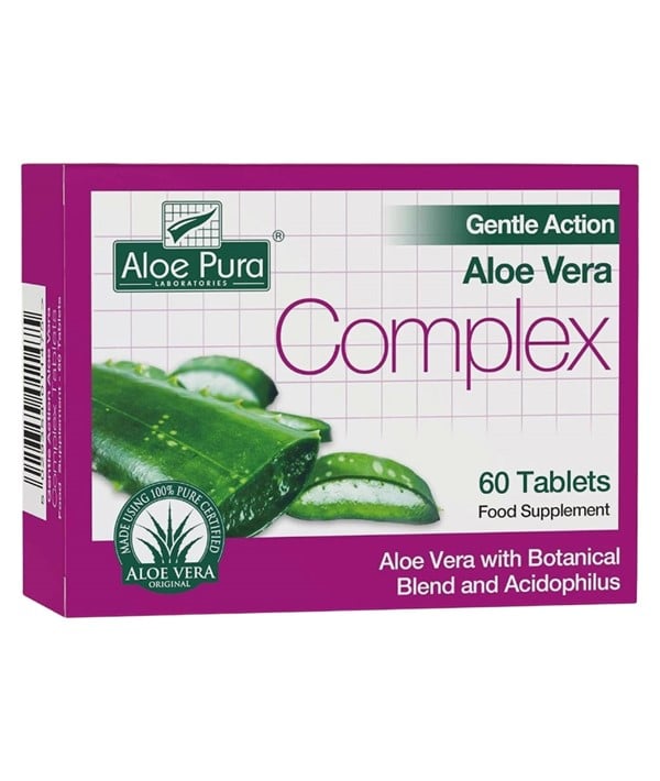 ALOE PURA GENTLE ACTION ALOE VERA COLON CLEANSE TABLETS 