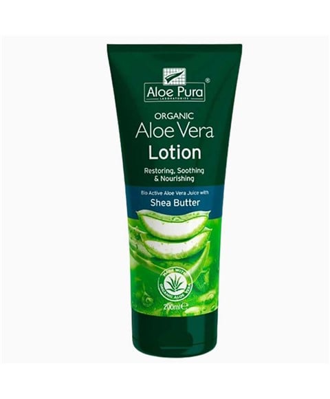 ALOE PURA ORGANIC ALOE VERA LOTION WITH SHEA BUTTER 