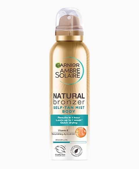 AMBRE SOLAIRE NATURAL BRONZER SELF TAN BODY MIST MEDIUM 