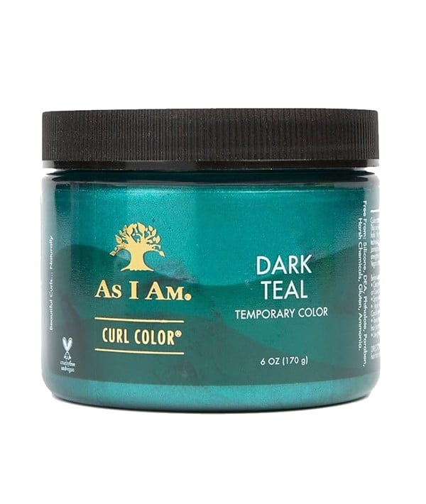 AS I AM CURL COLOR DARK TEAL TEMPORARY COLOR 