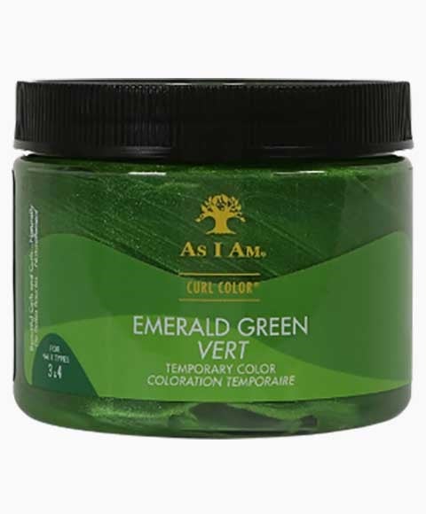 AS I AM CURL COLOR EMERALD GREEN TEMPORARY COLOR 
