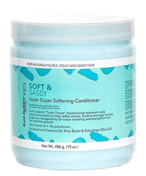 AUNT JACKIES SOFT AND SASSY SUPER DUPER SOFTENING CONDITIO