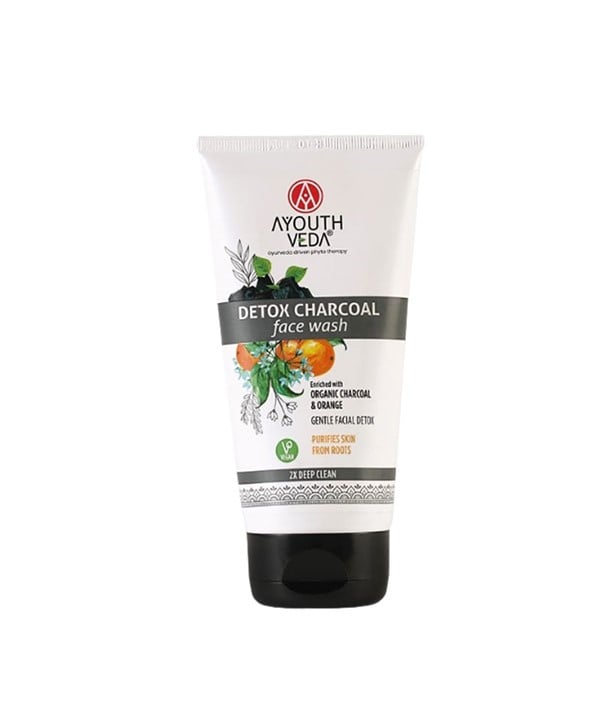 AYOUTH VEDA DETOX CHARCOAL FACE WASH 