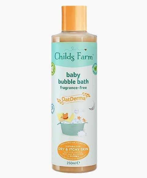 CHILDS FARM BABY BUBBLE BATH FRAGRANCE FREE OAT DERMA 