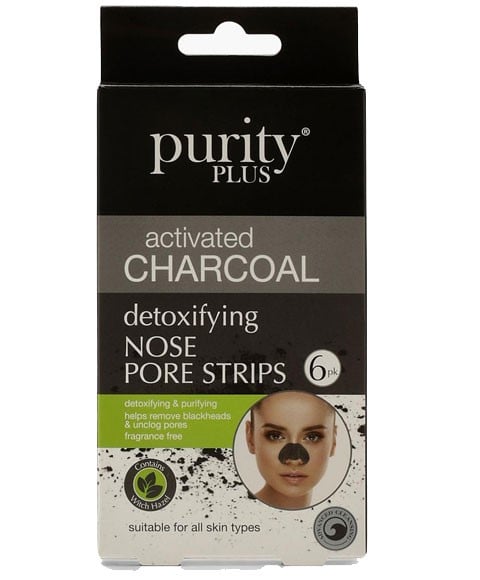 PURITY PLUS ACTIVATED CHARCOAL DETOXIFYING NOSE PORE STRIP