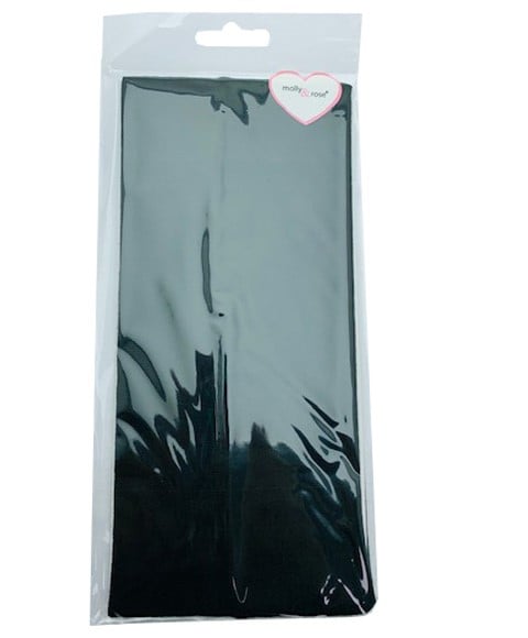 POLYESTER WIDE HEAD BAND BLACK 5855 