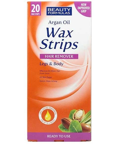 ARGAN OIL WAX STRIPS HAIR REMOVER FOR LEGS AND BODY 