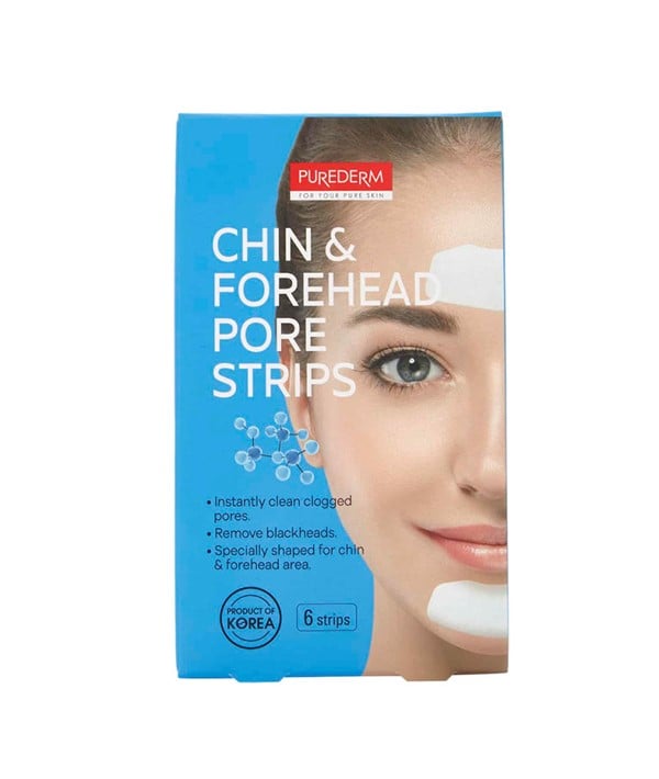 PUREDERM CHIN AND FOREHEAD PORE STRIPS 