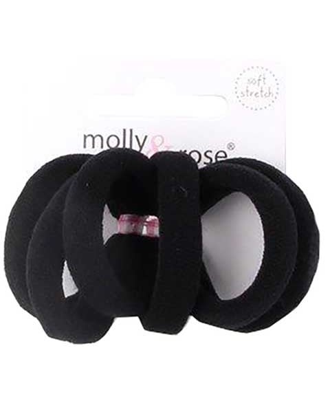 JERSEY ELASTIC BANDS BLACK 6387 