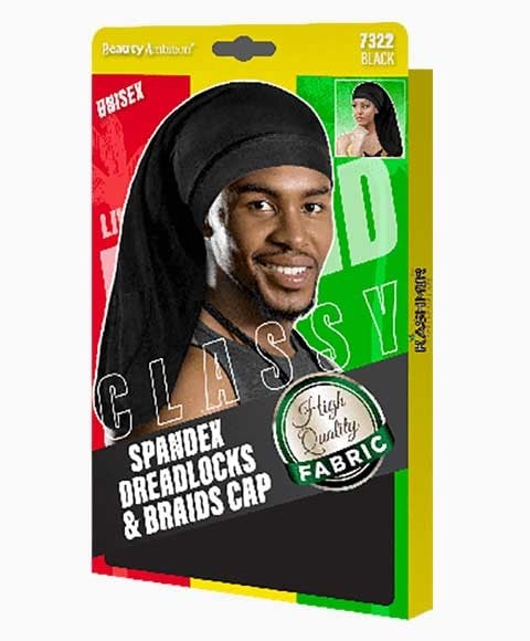 BEAUTY AMBITION CLASSY SPANDEX DREADLOCKS AND BRAIDS CAP 7