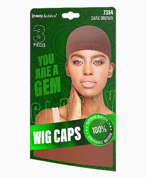 BEAUTY AMBITION CLASSY WIG CAPS 7354 DARK BROWN 