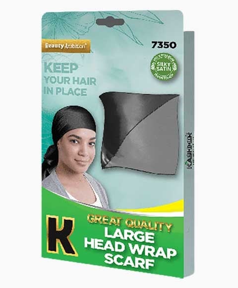 BEAUTY AMBITION GREAT QUALITY LARGE HEAD WRAP SCARF 7350 