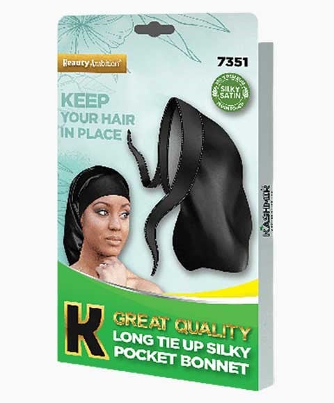 BEAUTY AMBITION GREAT QUALITY LONG TIE UP SILKY POCKET BON