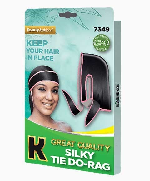 BEAUTY AMBITION GREAT QUALITY SILKY TIE DO RAG 7349 