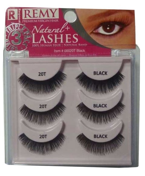 BEE SALES REMY RESPONSE NATURAL TRIPLE PACK LASHES 