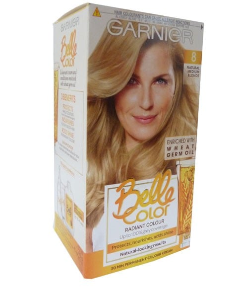 BELLE COLOR CREME PERMANENT 8 NATURAL MEDIUM BLONDE 
