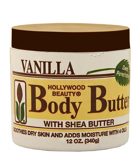 HOLLYWOOD BEAUTY VANILLA BODY BUTTER WITH SHEA BUTTER 