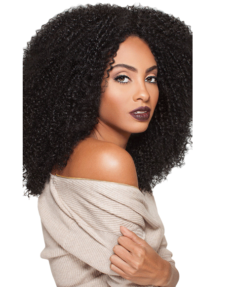 BIG BEAUTIFUL HAIR SYN LACE FRONT 3C WHIRLY WIG 