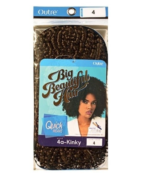 BIG BEAUTIFUL HAIR QUICK WEAVE 4A KINKY 