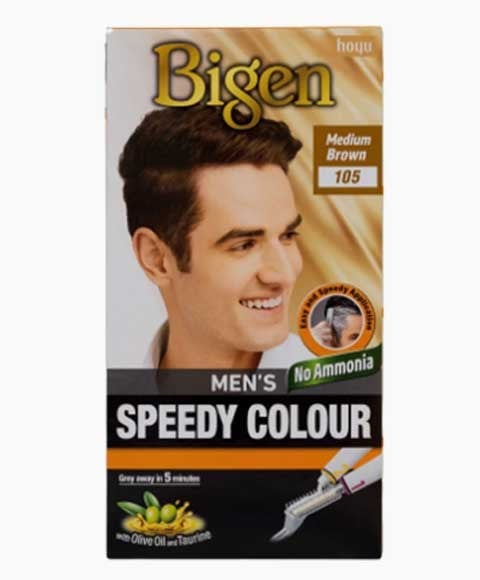 BIGEN HAIR MENS SPEEDY COLOUR MEDIUM BROWN 105 