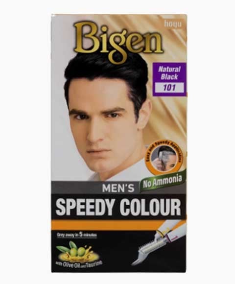 BIGEN HAIR MENS SPEEDY COLOUR NATURAL BLACK 101 