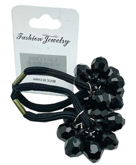 FASHION JEWELRY PONY TAILER LJ113BK 
