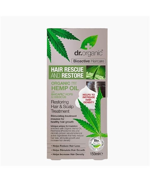 BIOACTIVE HAIRCARE ORGANIC HEMP OIL RESTORING HAIR AND SCA