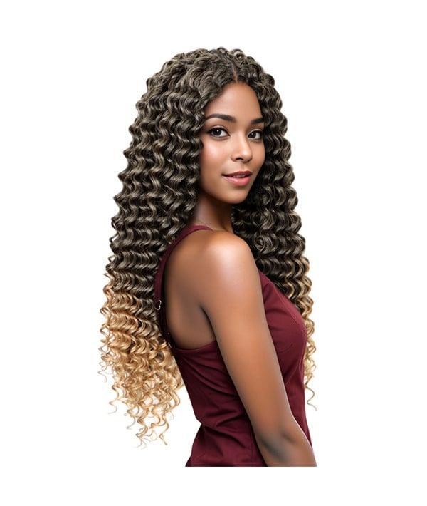 BOHO CARIBBEAN PRE STRETCHED DEEP TWIST BUNDLE BRAIDS 