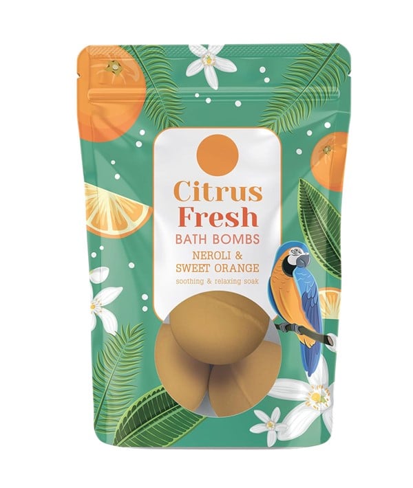 ELYSIUM SPA CITRUS FRESH NEROLI AND SWEET ORANGE BATH BOMB
