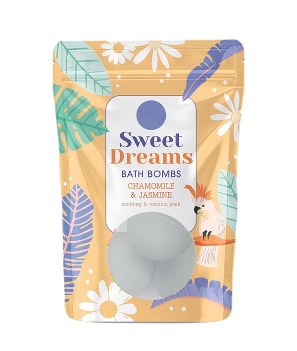 ELYSIUM SPA SWEET DREAMS CHAMOMILE AND JASMINE BATH BOMBS