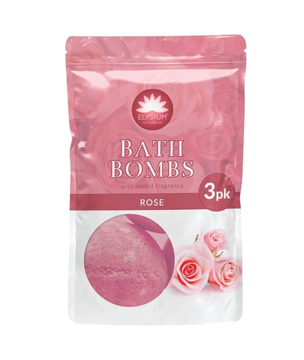 ELYSIUM SPA ROSE BATH BOMBS 