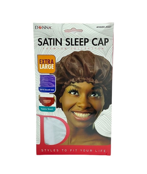 DONNA PREMIUM COLLECTION SATIN SLEEP CAP 11020  