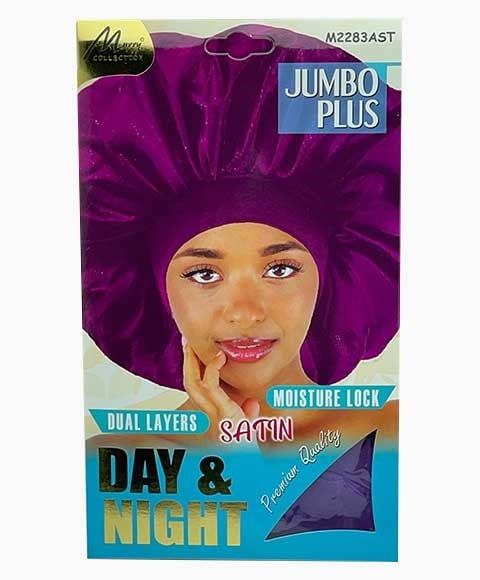 MURRY COLLECTION DAY AND NIGHT SATIN SLEEPING CAP M2283AST