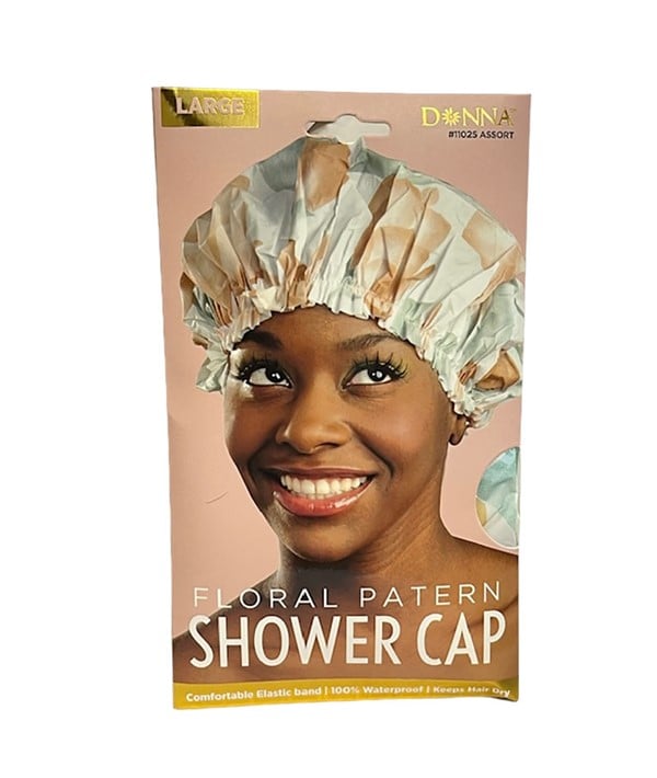 PREMIUM COLLECTION FLORAL SHOWER CAP 11025 ASSORT 
